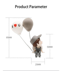 Cute Cartoon Air Outlet Perfume Decorative Couple Ornaments Car Interior Air Freshener