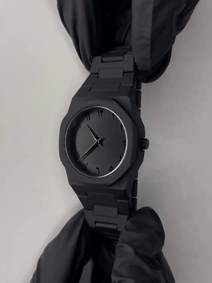 Arabic Black Aura Watch | Best Quality |