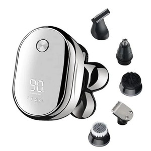 Electric Razor for Men 6-in-1 , Multifunctional Bald Head Shaver, cordless, Grooming Kit, LED display, USB rechargeable.