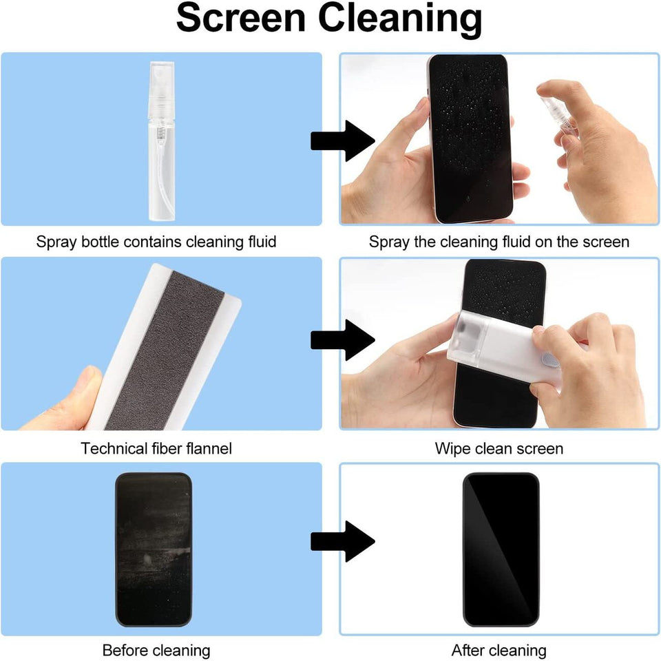7-in-1 electronic cleaning kit for earphones, keyboard, laptop, phone and computer screen