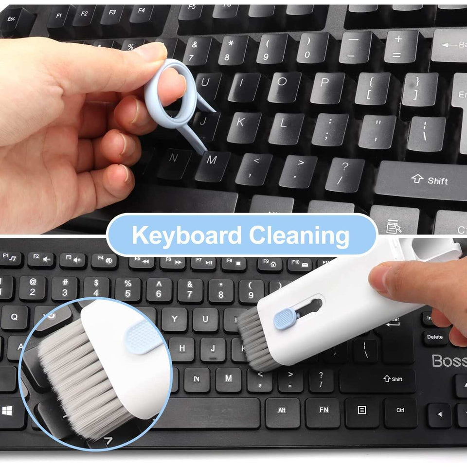 7-in-1 electronic cleaning kit for earphones, keyboard, laptop, phone and computer screen