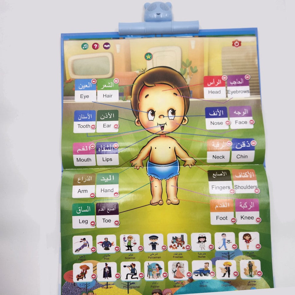 Interactive E-book for teaching children, 13 pages, to improve cognitive and increase your child’s cognitive ability