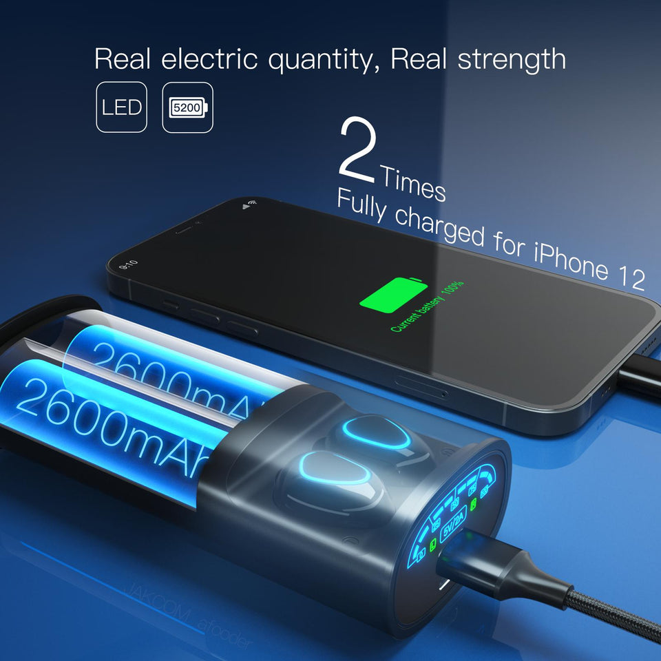 BLUMIX TWS2 True Wireless Earphone with Power Bank 2in1 newest electronics headset headphones gaming