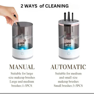 Electric Makeup Brush Cleaner with Drying Base, the Ultimate Makeup Brush Cleaner