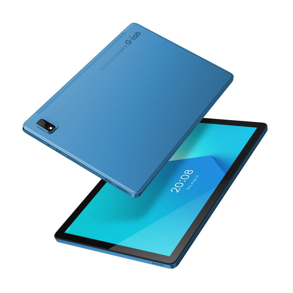 G-tab C30 Tablet 10.1-Inch IPS 1200×1920 ,8GB RAM ,128 Rom, Wi-Fi ,Dual SIM , 6580mAh,Fast charge, with CK-5 keyboard Arabic and English