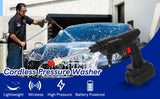 WashMaster, 48V High-Pressure Washer Gun, Cordless Portable Electric Water Washer, designed for Car Wash and Garden Watering, ideal for Floor Cleaning in Car Washes