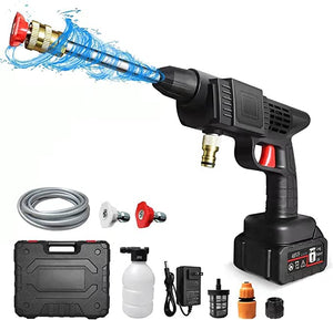 WashMaster, 48V High-Pressure Washer Gun, Cordless Portable Electric Water Washer, designed for Car Wash and Garden Watering, ideal for Floor Cleaning in Car Washes