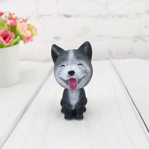 Car Decoration  Shaking Dog Head : Cute Dog Car Dashboard Ornament. Resin Crafts Doll Dog-Model 41 -6