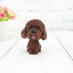 Car Decoration  Shaking Dog Head : Cute Dog Car Dashboard Ornament. Resin Crafts Doll Dog-Model 41-2