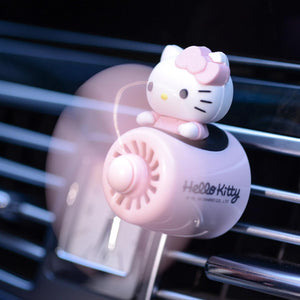 Cute air fresheners air fresheners for the car in the shape of Hello Kitty pilot with a rotating fan to spread the fragrance-Model 36-1