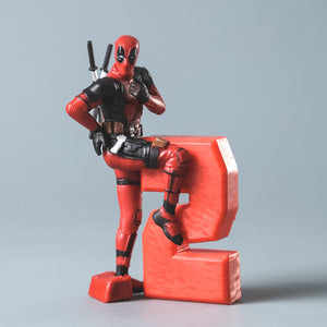 Anime Car Interior Decoration Mini Figure Deadpool Decoration For Car Accessories-Model 45- 1