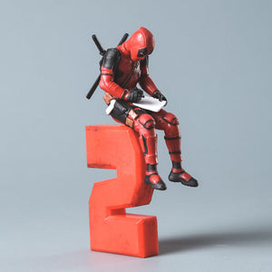 Anime Car Interior Decoration Mini Figure Deadpool Decoration For Car Accessories-Model 45-2
