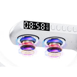 Smart Light Multifunctional 15W Wireless Charger Built-in Bluetooth Speaker - White