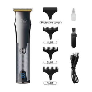 TROTE TR-809 High Quality Men's Hair Clipper with Digital Display ,USB Type C Charging ,Cordless