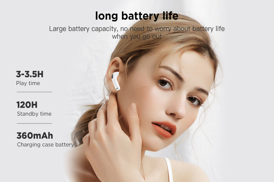 G-tab headset X2 wireless stereo, wireless charging, for iOS & android, touch or calling Siri