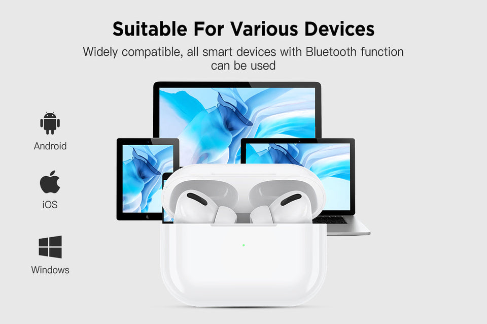 G-tab headset X2 wireless stereo, wireless charging, for iOS & android, touch or calling Siri