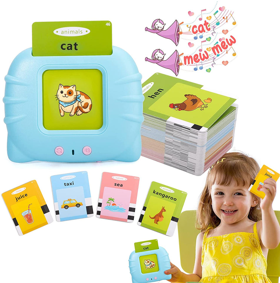 Interesting early learning game for kids to learn the names of things and animals by placing the attached cards